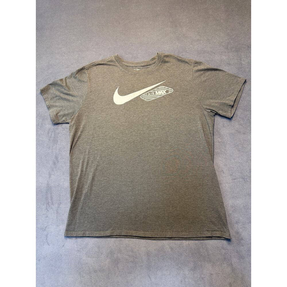 Nike Air Max T-Shirt Athletic Cut Mens XL Gray